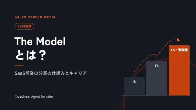 The Modelとは？SaaS営業の分業の仕組みと各ポジションの役割・キャリア